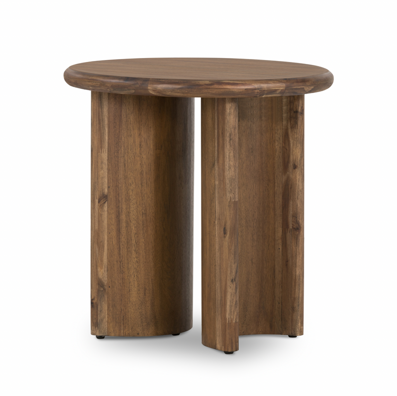 Paden End Table - Seasoned Brown Acacia