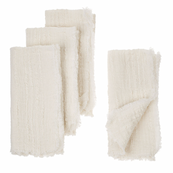 Savoie White Napkin - Set of 6