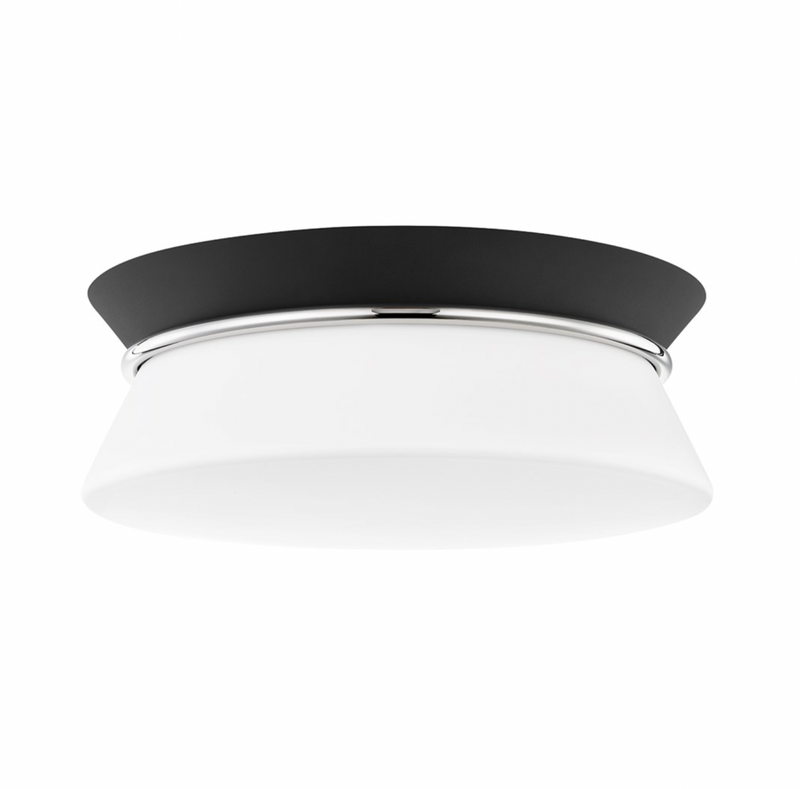 Cath Flush Mount - Polished Nickel