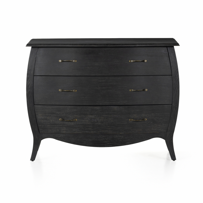 Antoinette Chest - Distressed Black