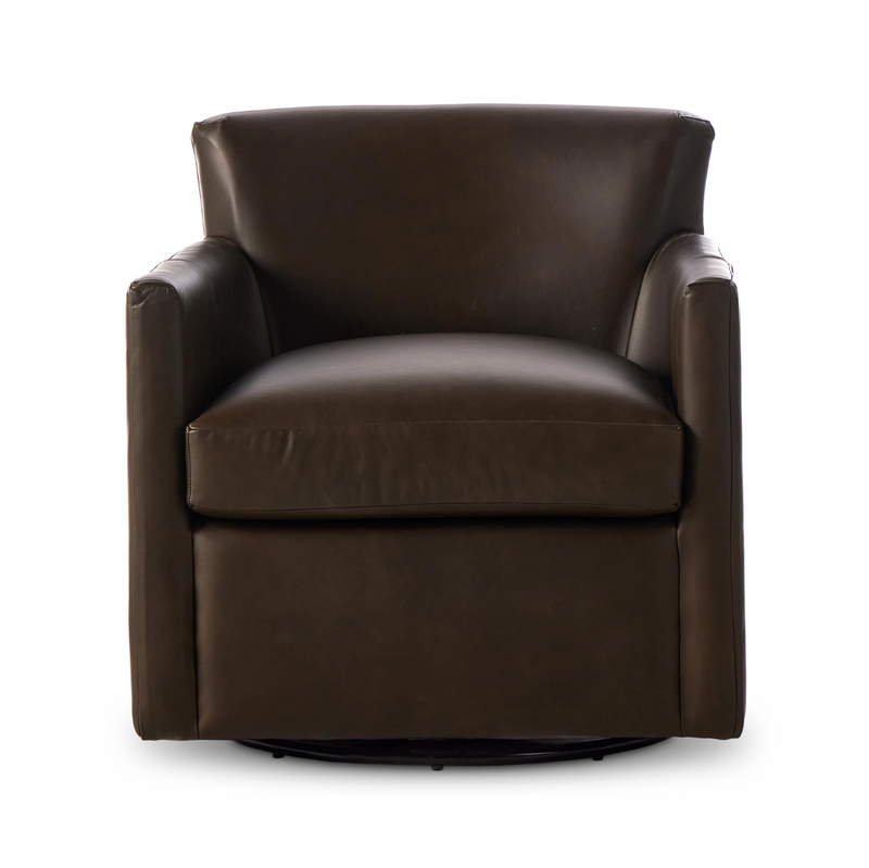 Miriam Swivel Chair - Heirloom Cigar