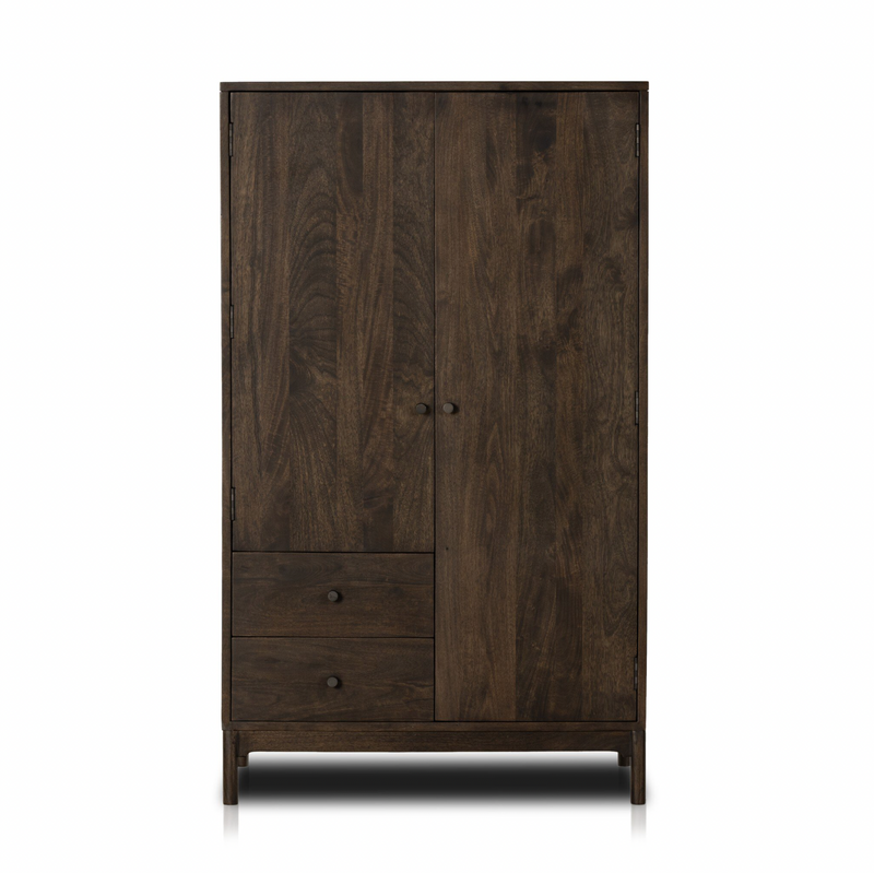 Ophelia Armoire - Aged Brown