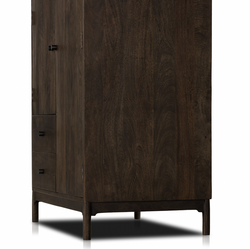 Ophelia Armoire - Aged Brown