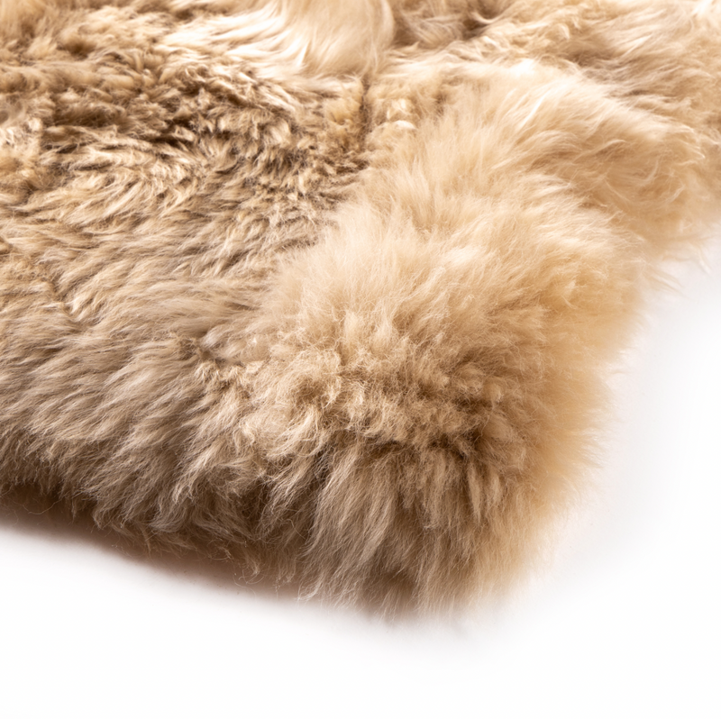 Lalo Lambskin Throw - Beige