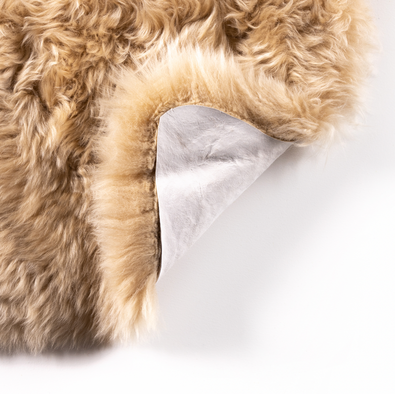 Lalo Lambskin Throw - Beige