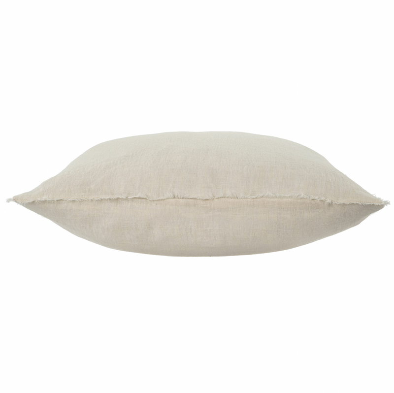 Lina Linen Pillow Ivory