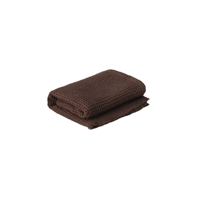 Umber Waffle Hand Towel