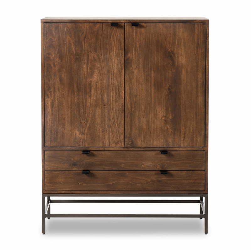 Trey Bar Cabinet - Auburn Poplar