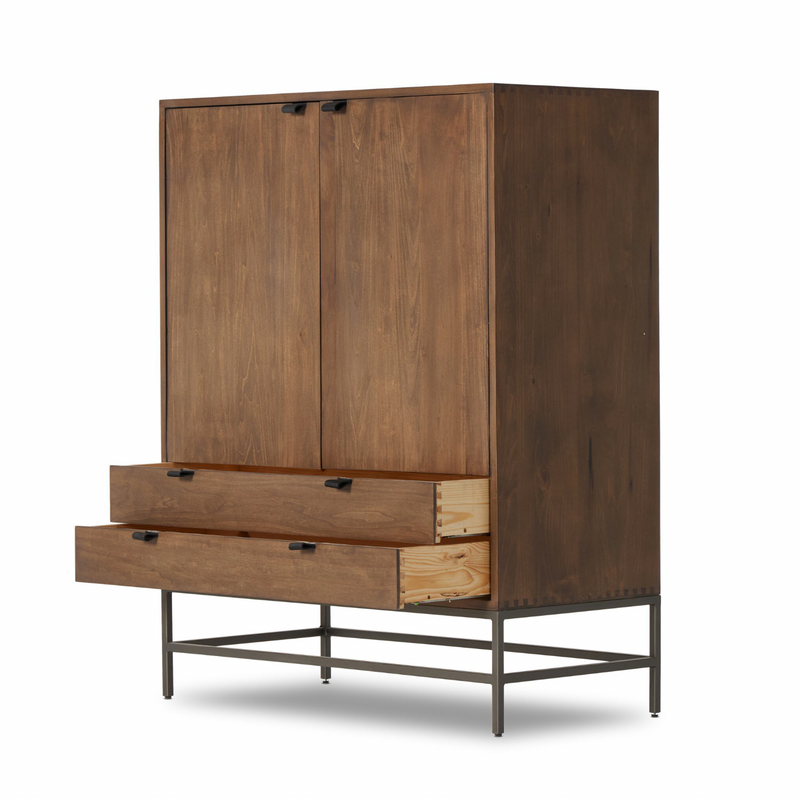 Trey Bar Cabinet - Auburn Poplar