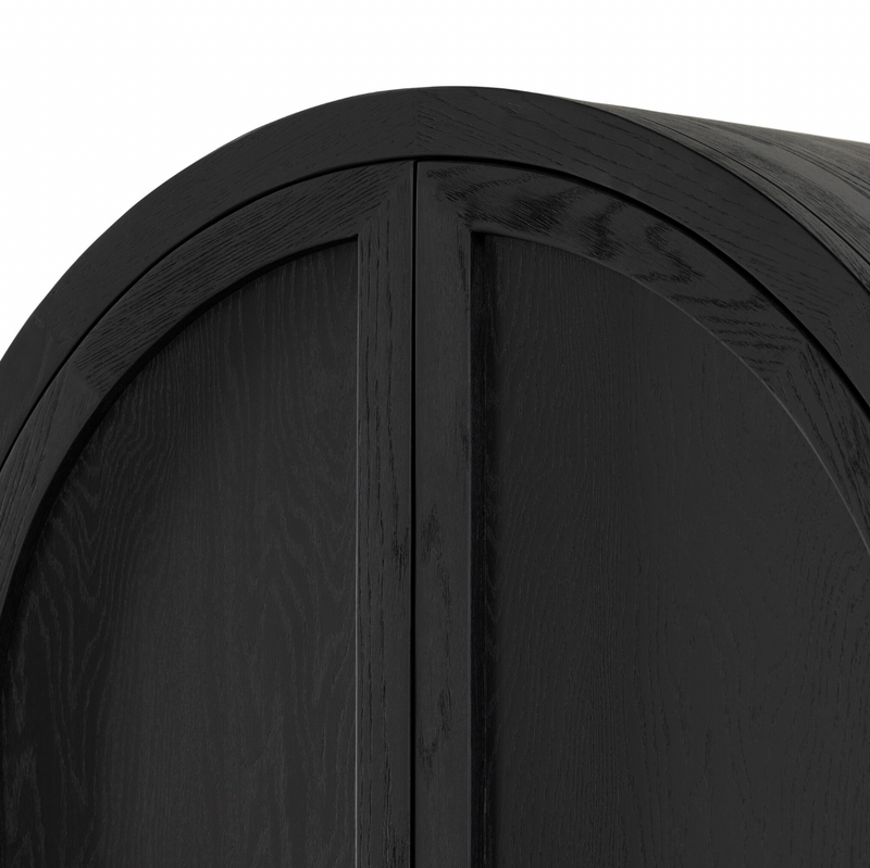 Tolle Bar Cabinet - Drifted Matte Black