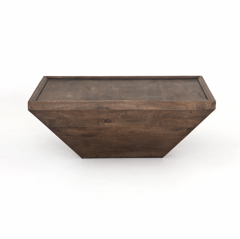 Drake Coffee Table - Aged Brown