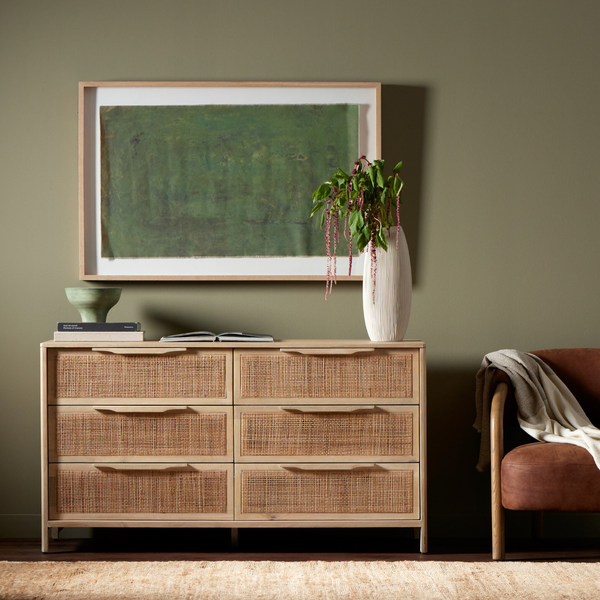 Sydney 6 Drawer Dresser - Natural