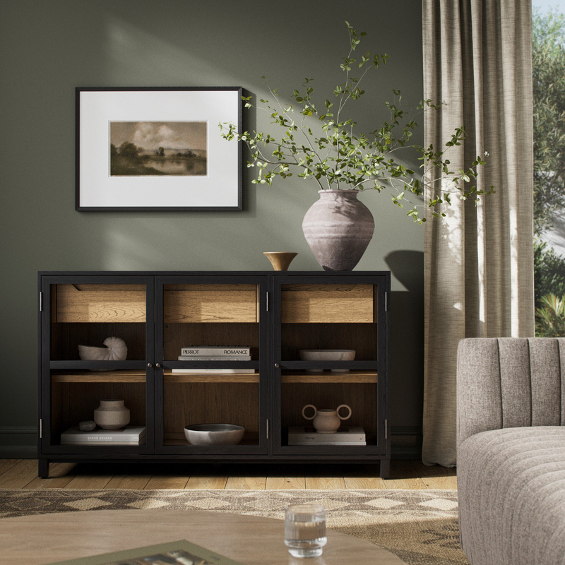 Millie Sideboard - Drifted Matte Black