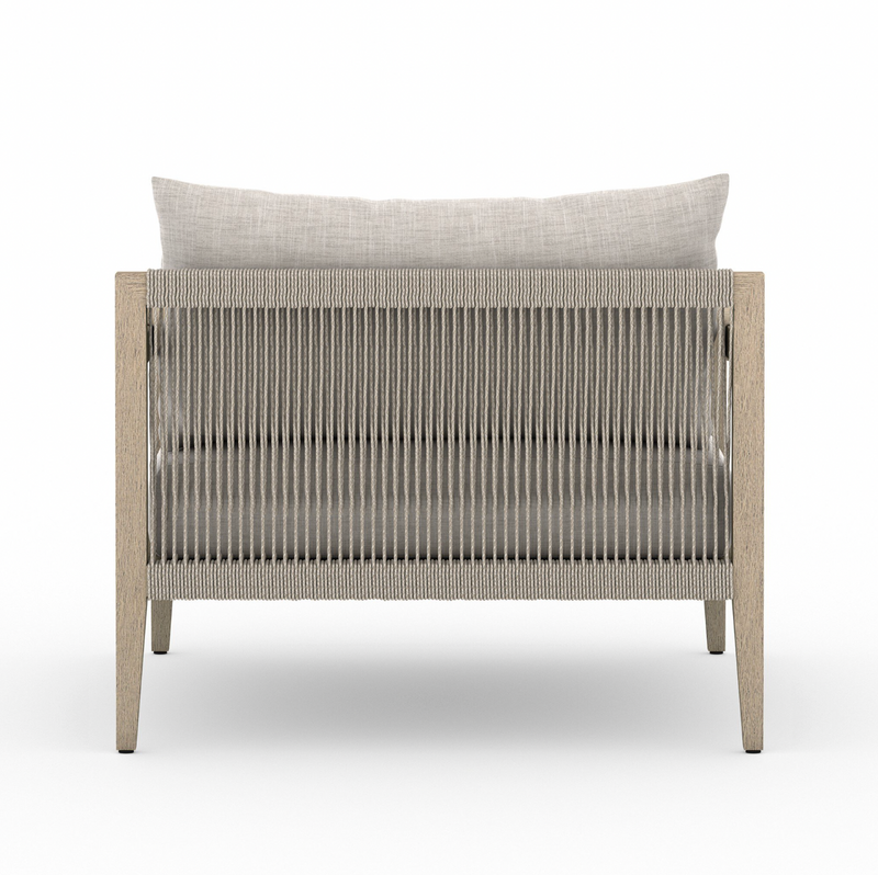 Sherwood Outdoor Chair - Washed Brown - Stone Grey