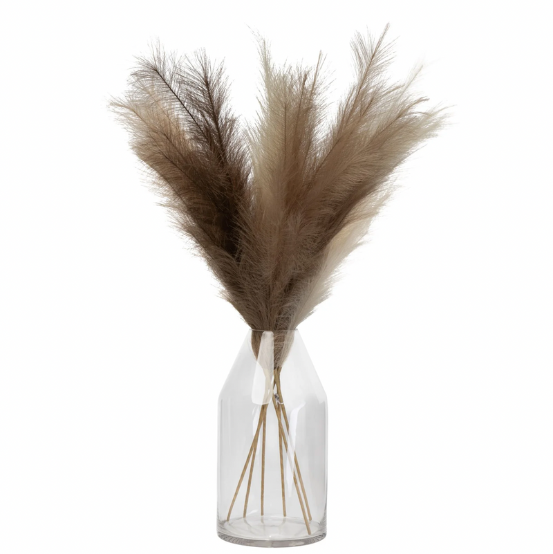 Faux Pampas Grass - Light Brown