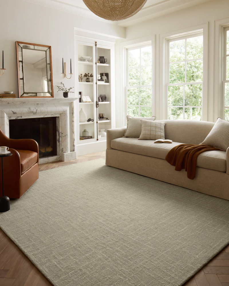 Chris Loves Julia x Loloi - Polly Spa and Ivory Area Rug