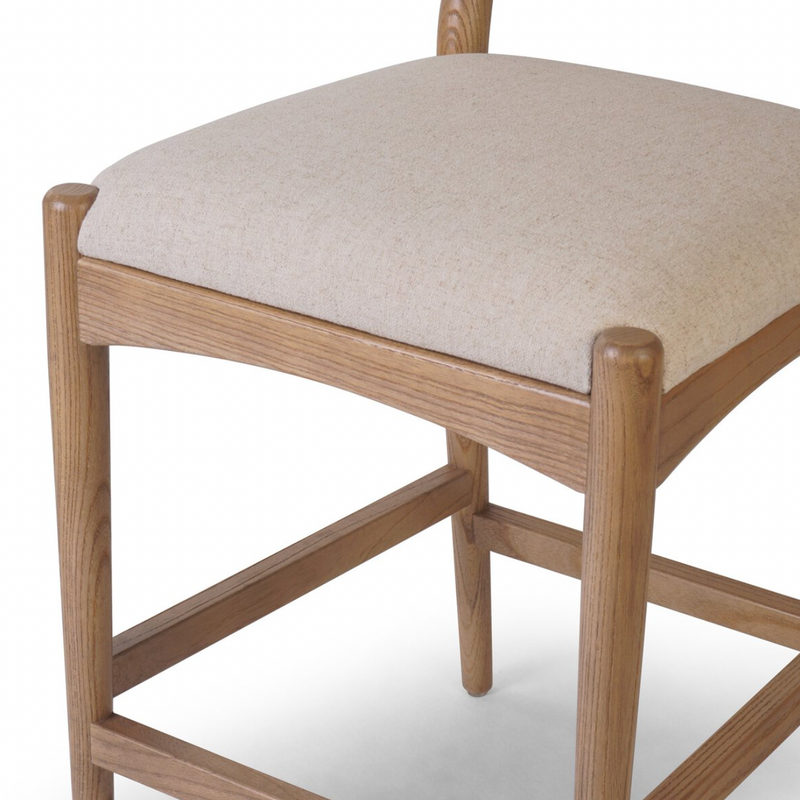 Haddon Counter Stool - Natural Nettlewood