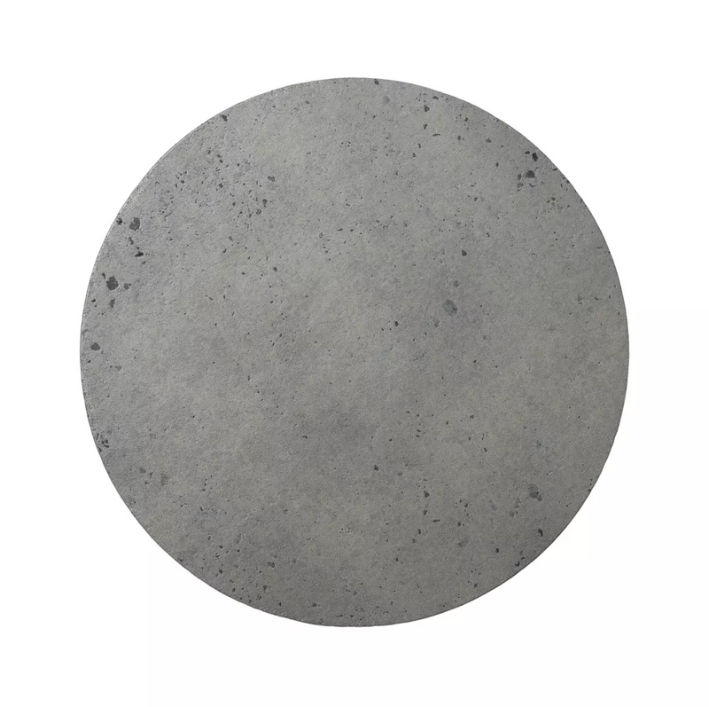 Higgins Outdoor Round Propane Enclosure - Pewter Concrete