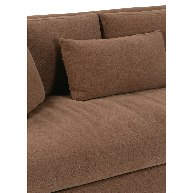 Bristol Slipcovered Sofa - Baked Clay Belgian Linen