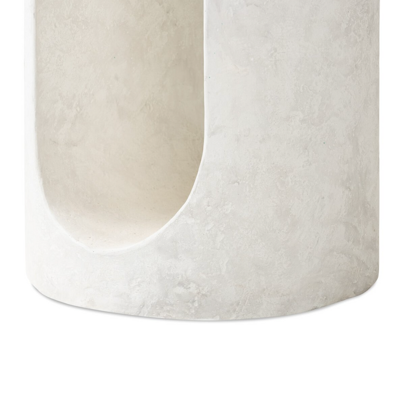 Samson End Table - Textured Lunar Concrete