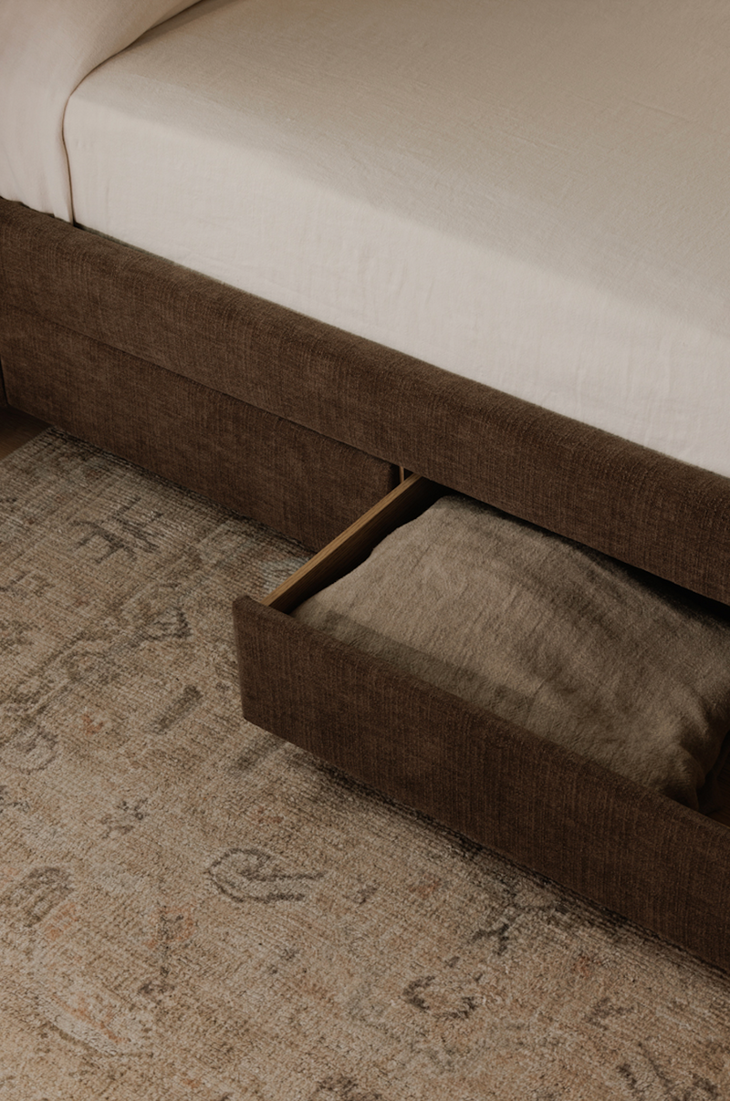 Valentina Storage Bed - Cocoa