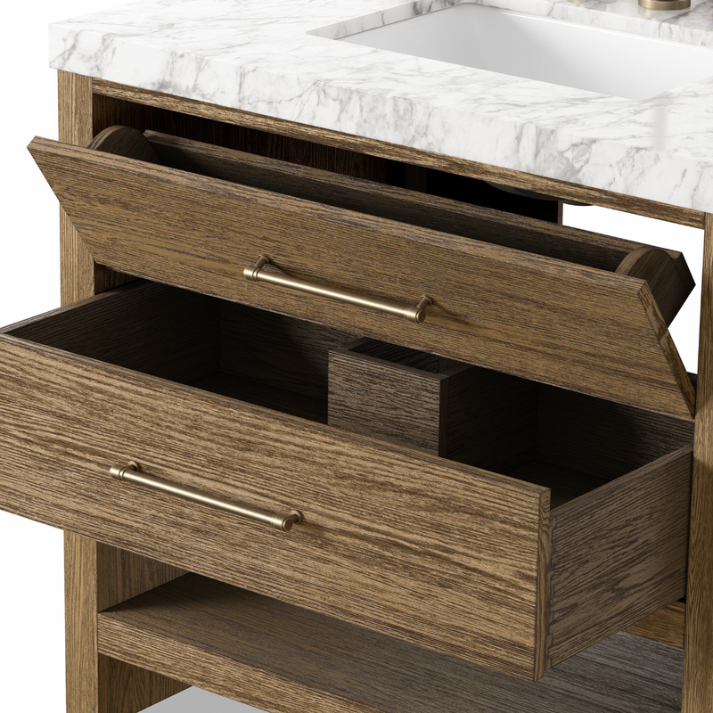 Anthem Single Vanity - Washed Natural Oak