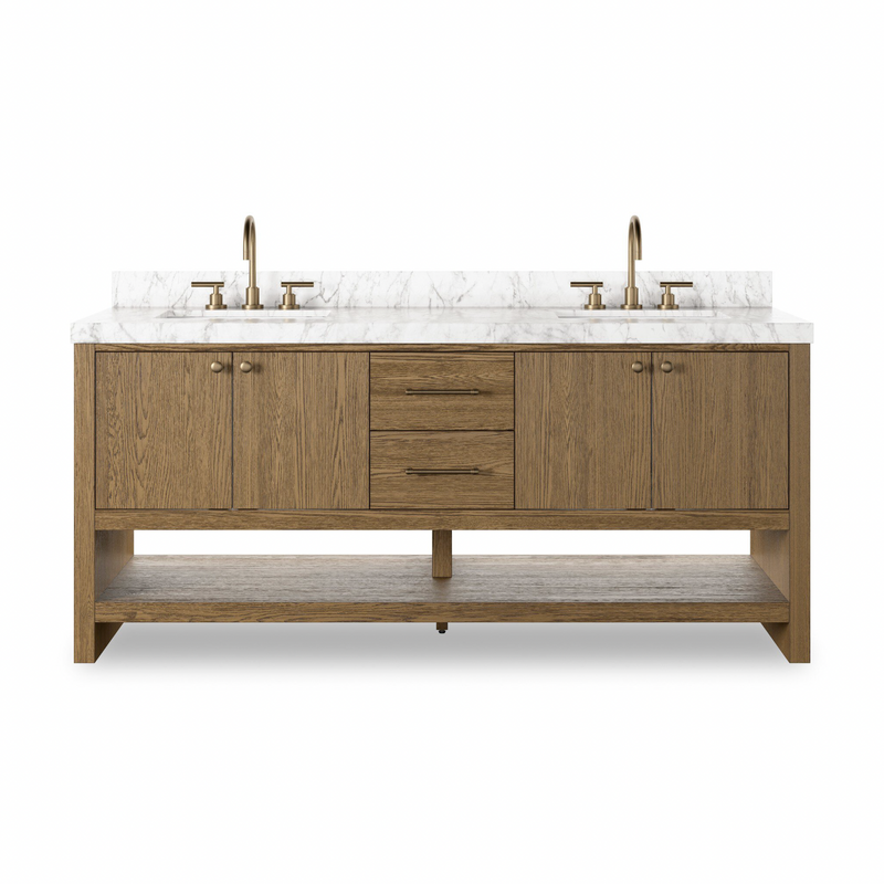 Anthem Double Vanity - Washed Natural Oak