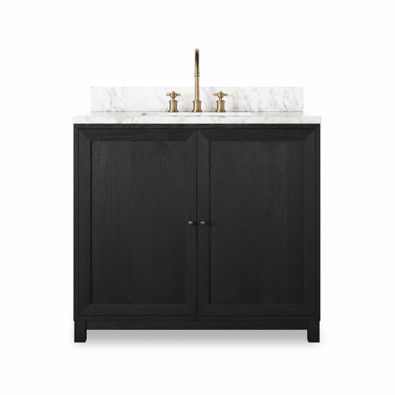 Millie Single Vanity - Satin Drifted Black