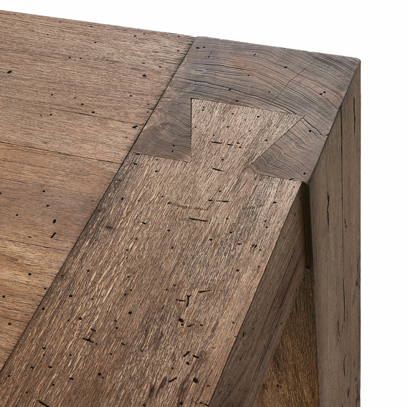 Abaso Dining Table - Rustic Wormwood