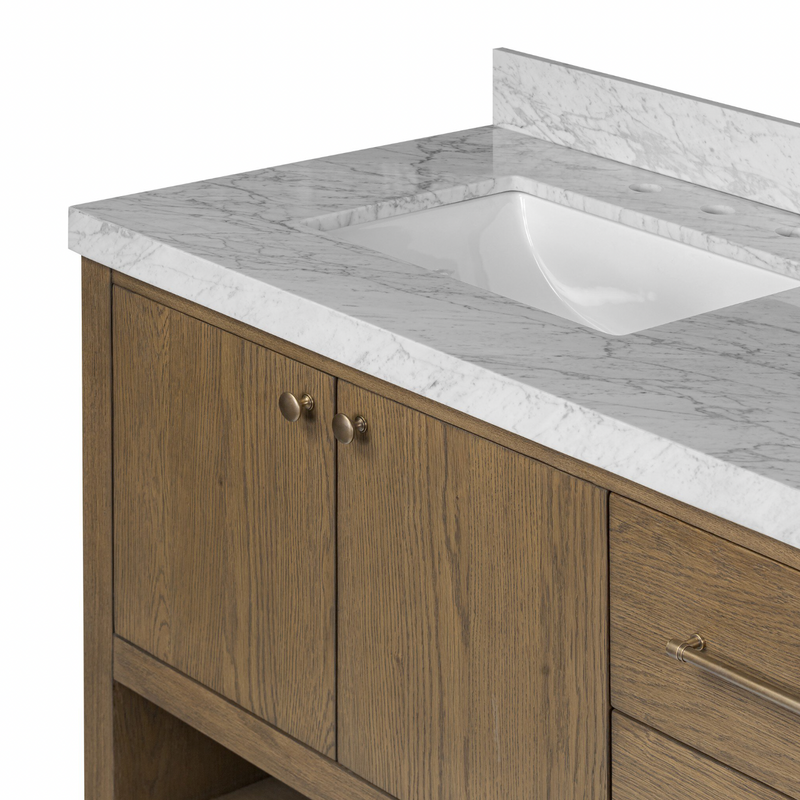 Anthem Double Vanity - Washed Natural Oak