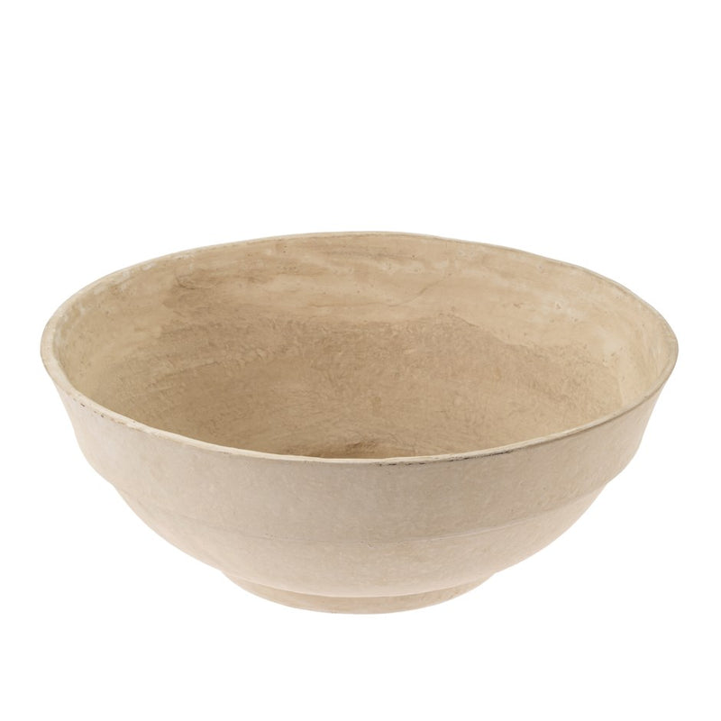 Sienna Paper Mache Bowl Large