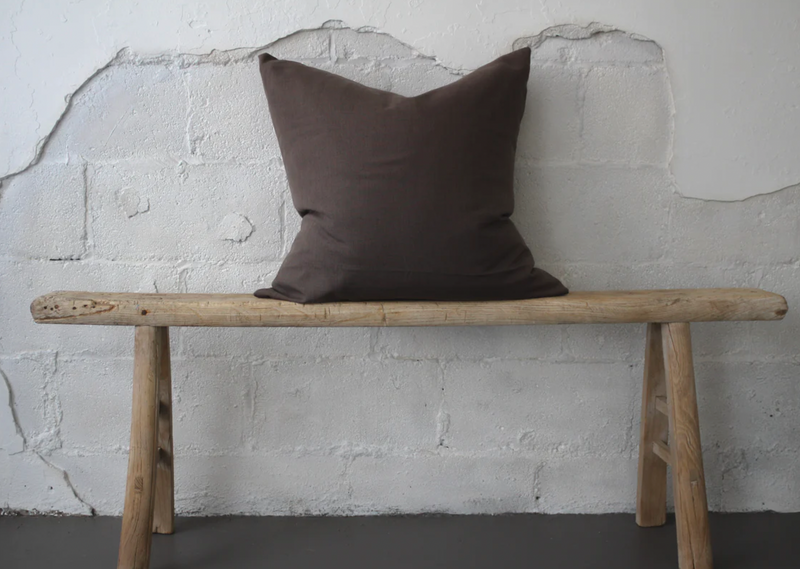 Nellie 24" Cushion - Coffee