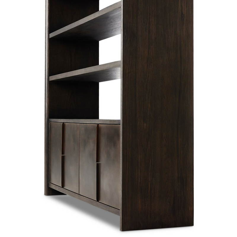 Arlington Bookcase - Espresso Oak Veneer