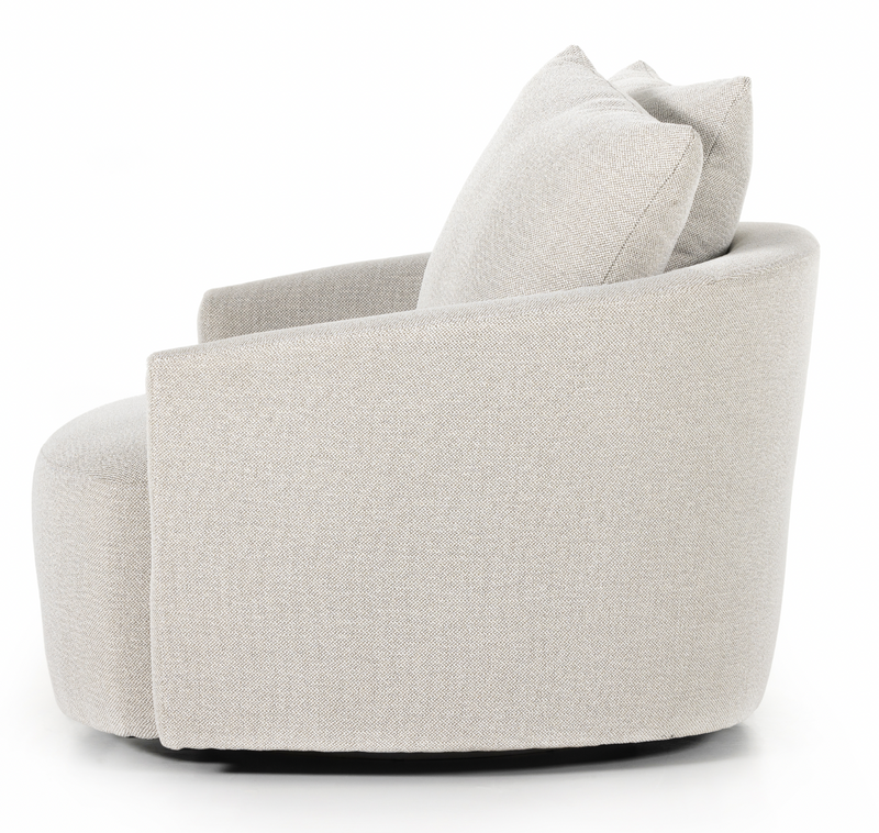 Chloe Swivel Chair - Delta Bisque