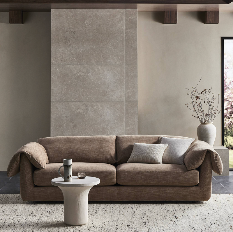 Marcel Sofa - Laken Taupe