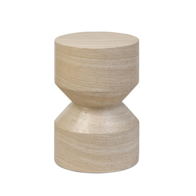 Ara End Table - Sand Striae