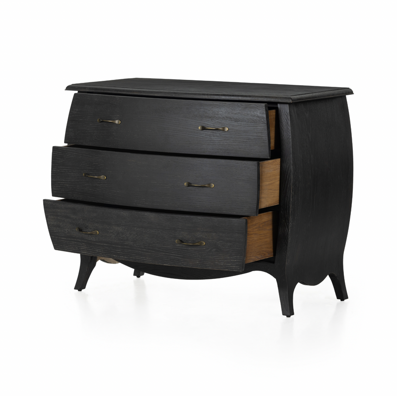 Antoinette Chest - Distressed Black