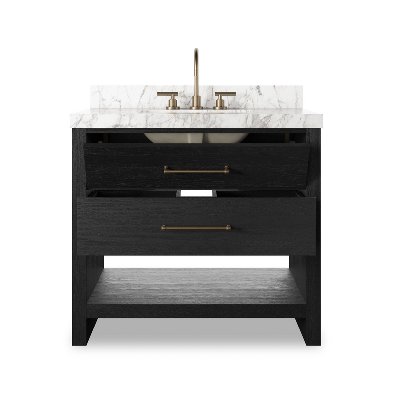 Anthem Single Vanity - Black Wash Oak