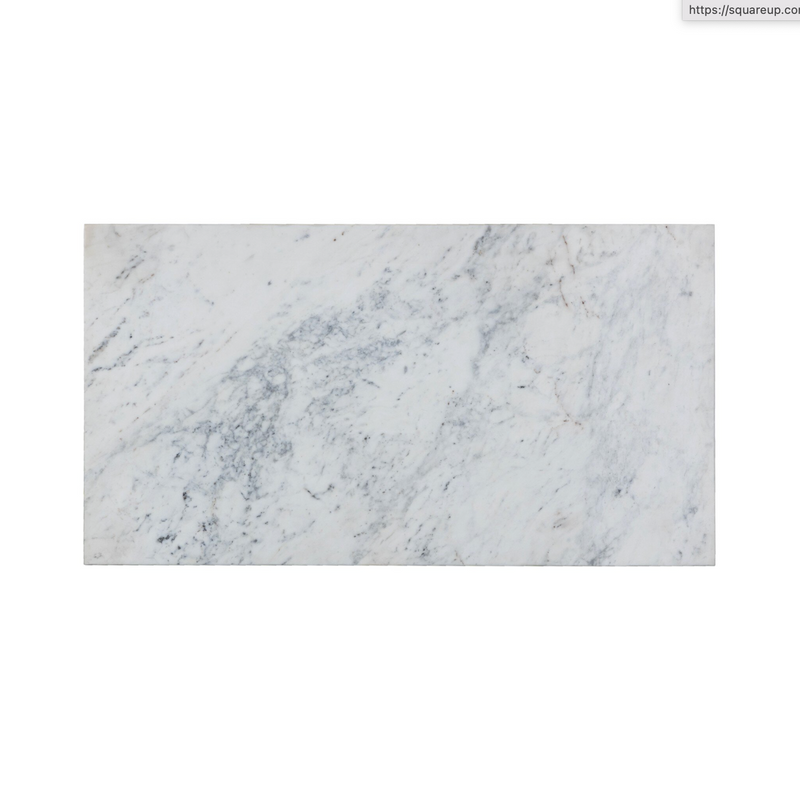 Dothan Kitchen Island - White Marble