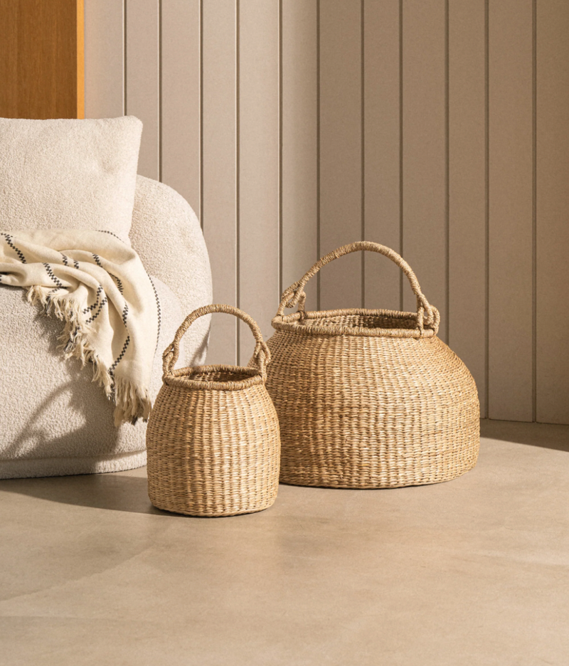 Seredo Seagrass Bucket Basket