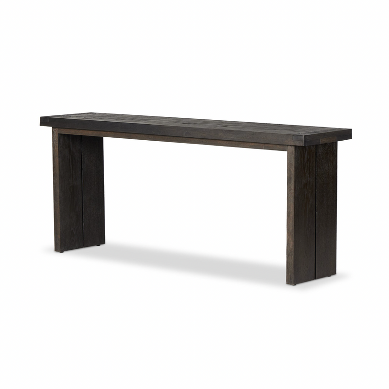 Warby Console Table - Worn Black