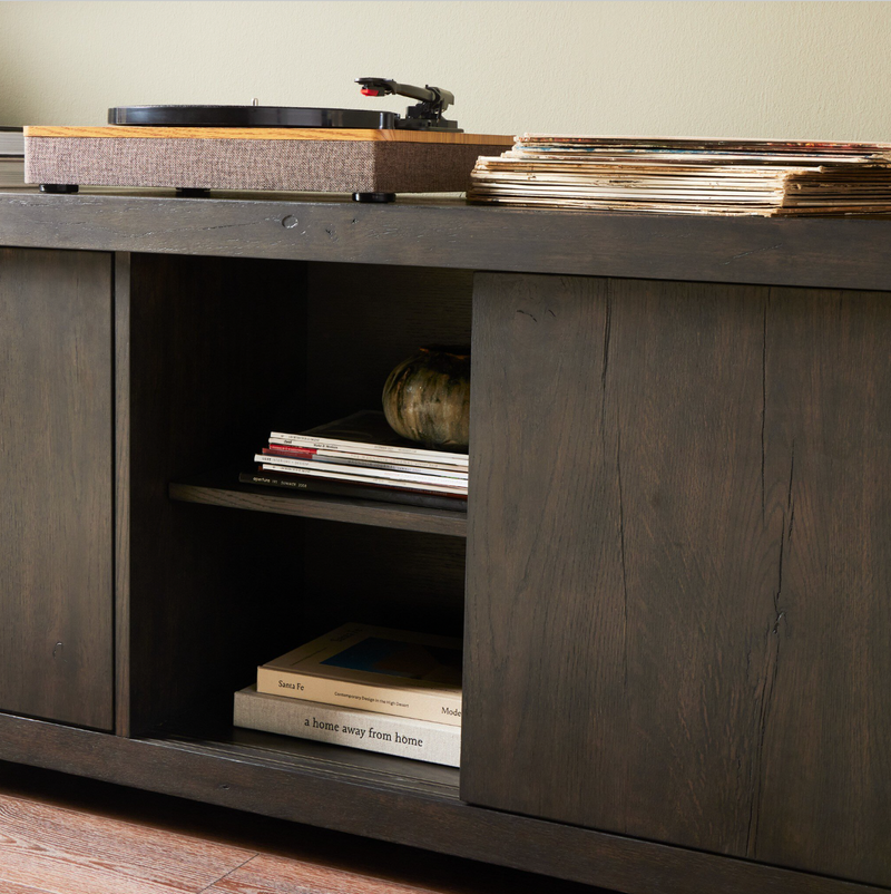 Laredo Media Console - Smoked Black