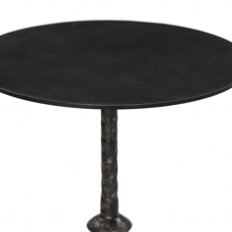 Jocelyn End Table - Raw Black