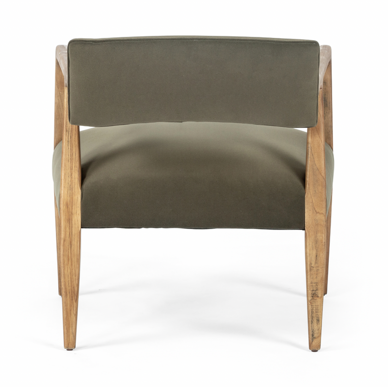 Tyler Armchair - Modern Velvet Loden