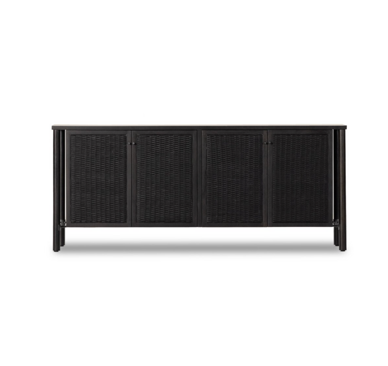 Veta Sideboard - Black Wash Mango