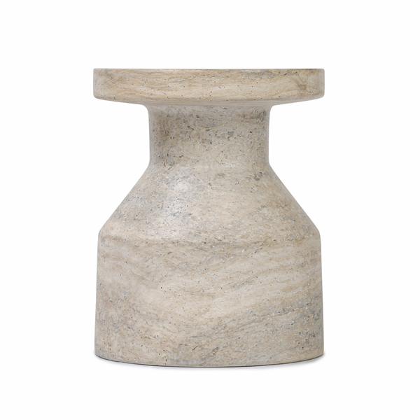 Odeon Side Table - Textured Sandy Grey