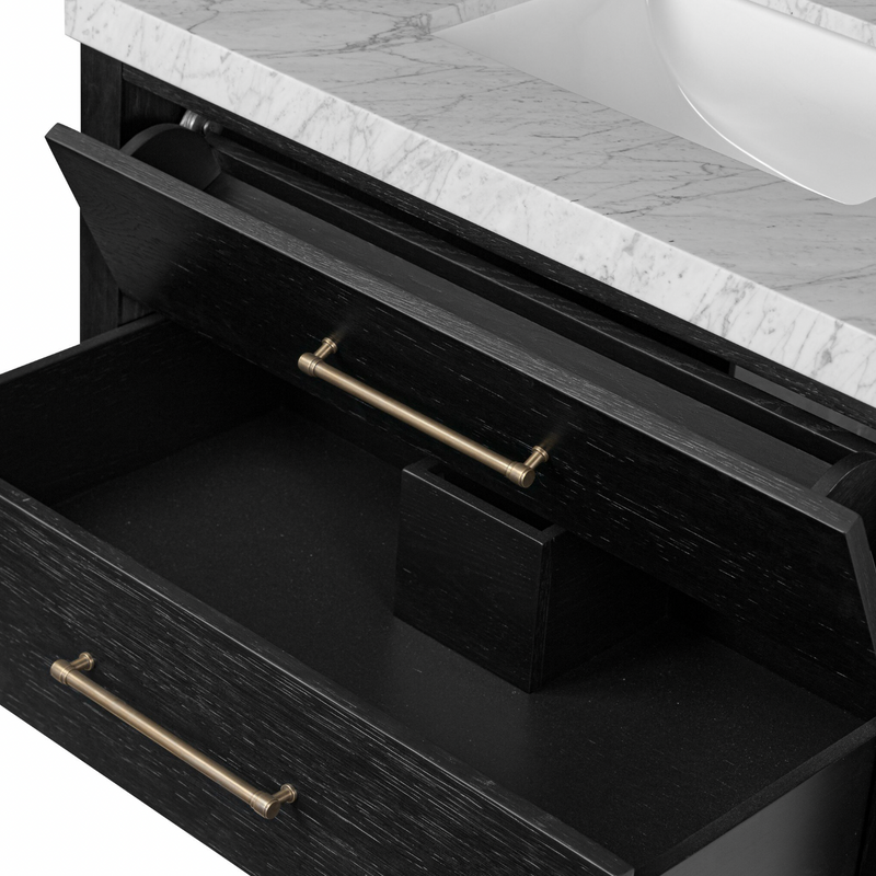 Anthem Single Vanity - Black Wash Oak