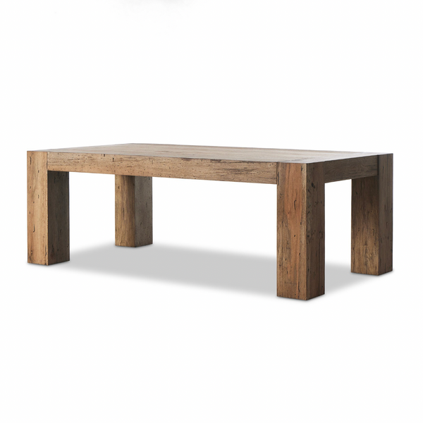 Abaso Dining Table - Rustic Wormwood