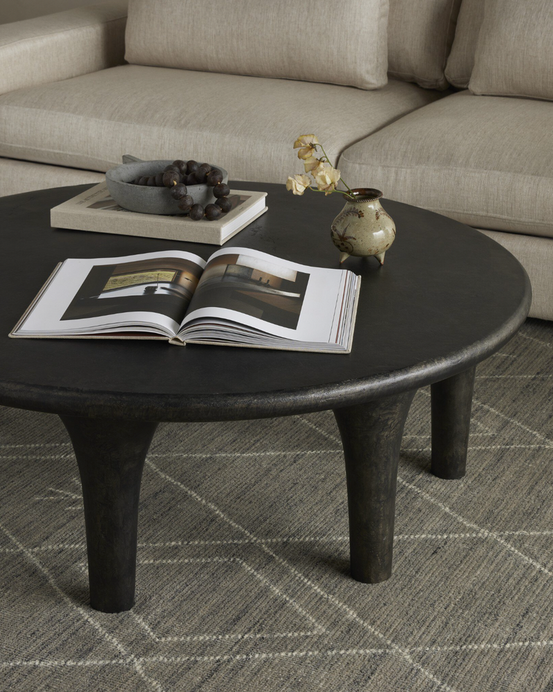 Kelden Coffee Table - Raw Black