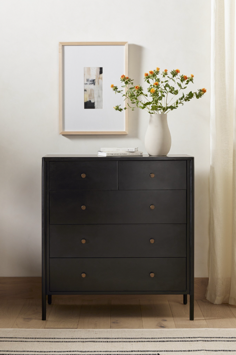 Soto 5 Drawer Dresser - Black